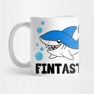 Cute Fintastic Shark Mug